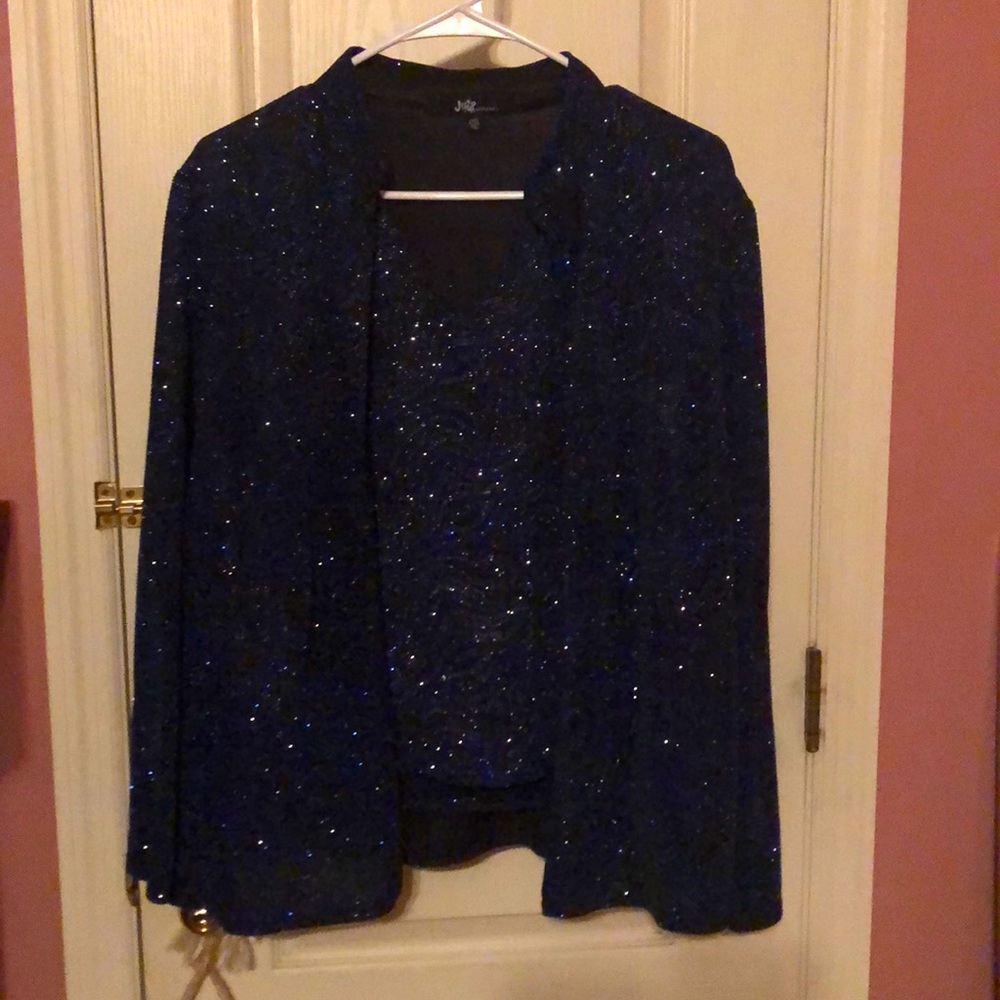 Two piece jacket and tank set